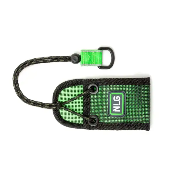 Senderetui mit 1 kg Tragfähigkeit – Nylon, grün-schwarz, 140×80×50 mm