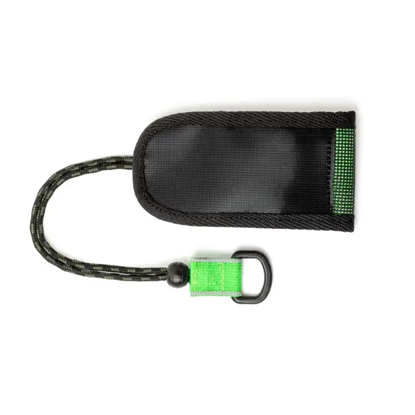 Senderetui mit 1 kg Tragfähigkeit – Nylon, grün-schwarz, 140×80×50 mm