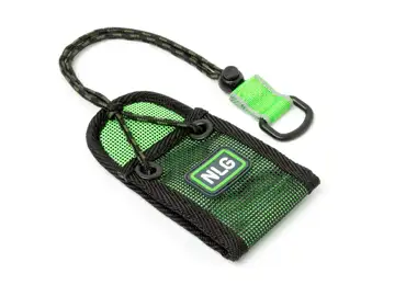 Senderetui mit 1 kg Tragfähigkeit – Nylon, grün-schwarz, 140×80×50 mm