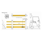 Sicherheitsabsperrung A-SAFE, eFlex Single Traffic Barrier Plus – 0,6 m