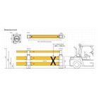 Bezpečnostná zábrana A-SAFE, iFlex Atlas Double Traffic Barrier Plus – 0,8 m