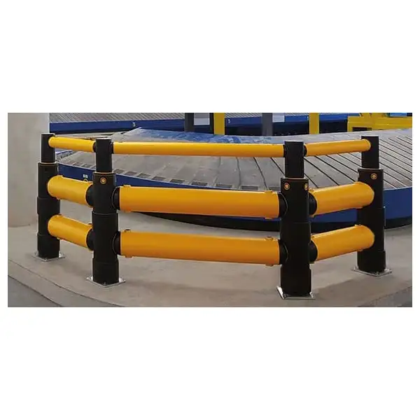 Sicherheitsabsperrung A-SAFE, iFlex Atlas Double Traffic Barrier Plus – 8 m
