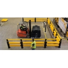 Sicherheitsabsperrung A-SAFE, iFlex Double Traffic Barrier Plus – 0,8 m