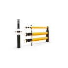 Sicherheitsabsperrung A-SAFE, iFlex Double Traffic Barrier Plus – 0,8 m