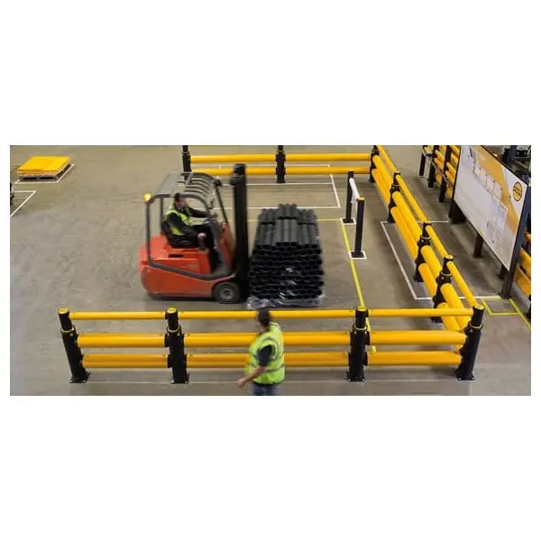 Sicherheitsabsperrung A-SAFE, iFlex Double Traffic Barrier Plus – 9 m