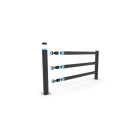 Sicherheitsabsperrung A-SAFE, iFlex Pedestrian Barrier 3-Holme für Tiefkühlbereich