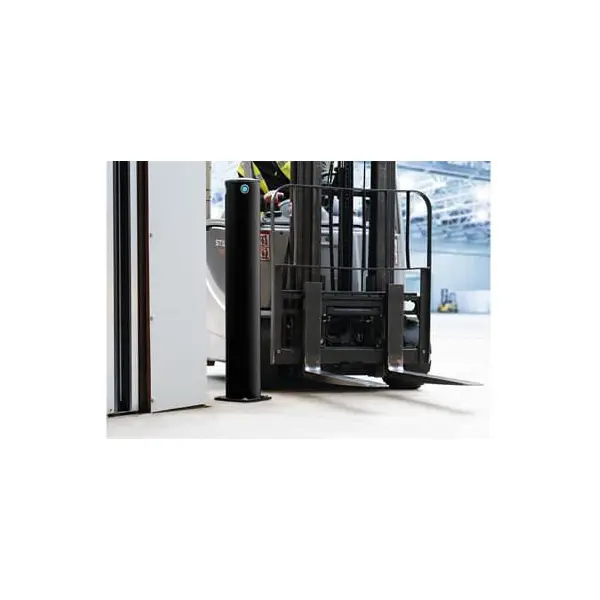 Sicherheitsabsperrung A-SAFE, iFlex Säule Bollard für Tiefkühlbereich – schwarz