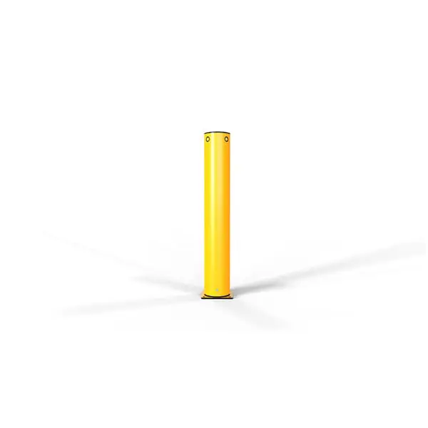 Sicherheitsabsperrung A-SAFE, iFlex Säule Bollard – gelb, h.1200 mm, D.190 mm