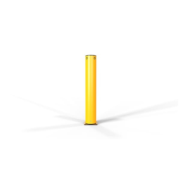 Sicherheitsabsperrung A-SAFE, iFlex Säule Bollard – gelb, H. 835 mm, D. 190 mm