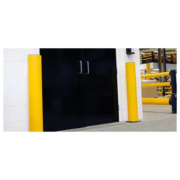 Sicherheitsabsperrung A-SAFE, iFlex Säule Bollard – gelb, h.835 mm, D.190 mm