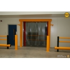 Sicherheitsabsperrung A-SAFE, iFlex Säule Bollard – gelb, H. 835 mm, D. 190 mm