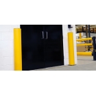Sicherheitsabsperrung A-SAFE, iFlex Säule Bollard – gelb, H. 835 mm, D. 210 mm