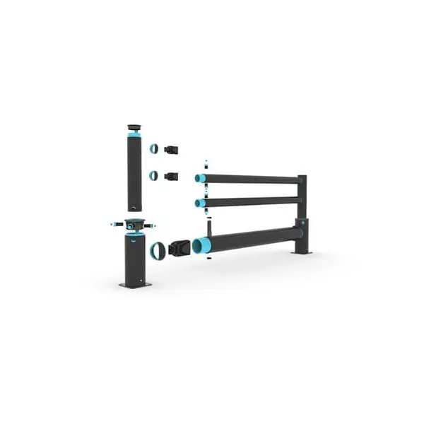 Sicherheitsabsperrung A-SAFE, iFlex Single Traffic Barrier Plus für Tiefkühlbereich
