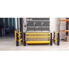 Sicherheitsabsperrung A-SAFE, iFlex Single Traffic Barrier Plus, hoch – 0,8 m