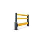 Sicherheitsabsperrung A-SAFE, iFlex Single Traffic Barrier Plus, hoch – 0,8 m