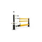 Sicherheitsabsperrung A-SAFE, iFlex Single Traffic Barrier Plus, hoch – 0,8 m