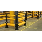 Sicherheitsabsperrung A-SAFE, iFlex Single Traffic Barrier Plus, hoch – 0,8 m