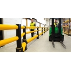 Sicherheitsabsperrung A-SAFE, iFlex Single Traffic Barrier Plus, hoch – 0,8 m