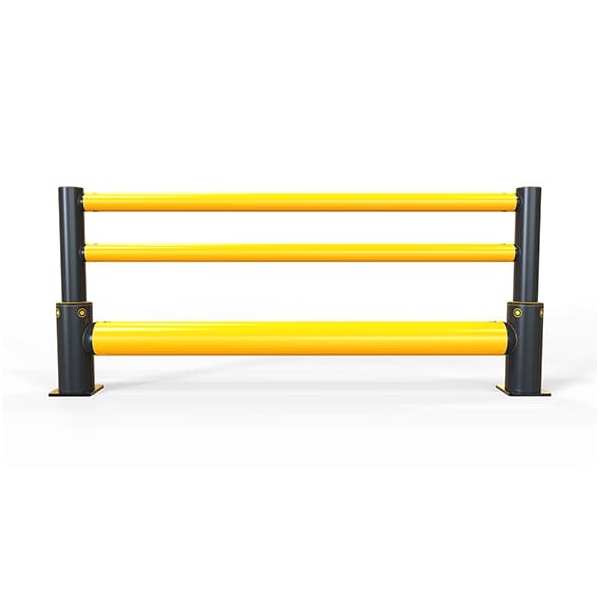 Sicherheitsabsperrung A-SAFE, iFlex Single Traffic Barrier Plus, hoch – 0,8 m