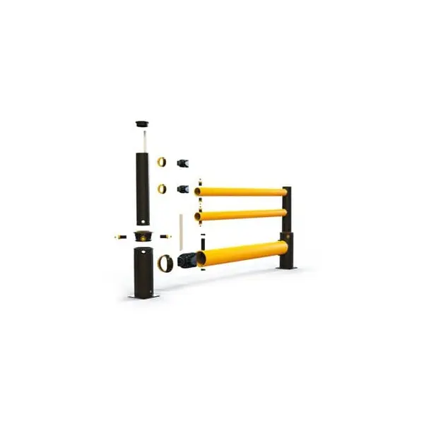 Sicherheitsabsperrung A-SAFE, iFlex Single Traffic Barrier Plus, hoch – 10 m