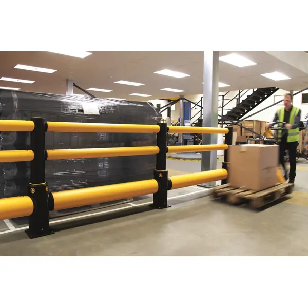 Sicherheitsabsperrung A-SAFE, iFlex Single Traffic Barrier Plus, hoch – 9,8 m