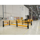 Sicherheitsabsperrung A-SAFE, iFlex Single Traffic Barrier Plus, hoch – 9,8 m