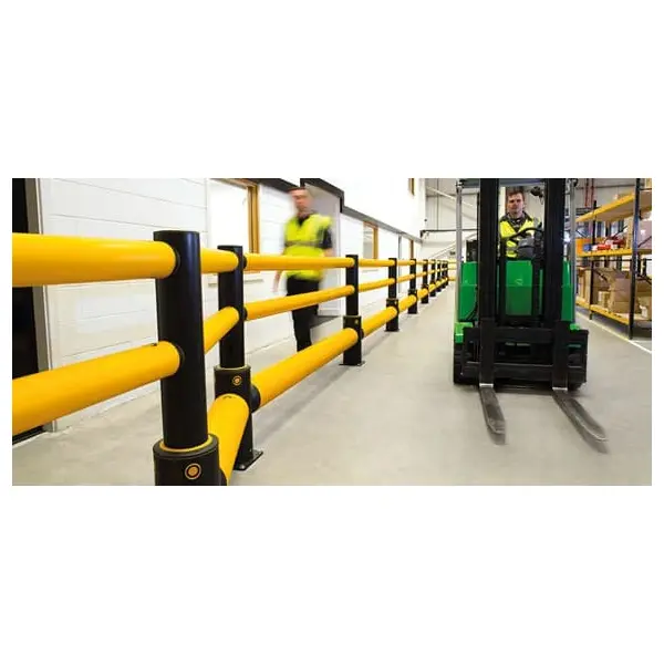 Sicherheitsabsperrung A-SAFE, iFlex Single Traffic Barrier Plus, hoch – 9,8 m