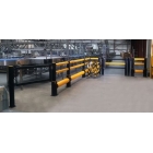 Sicherheitsabsperrung A-SAFE, kurzes selbstschließendes Flügeltor Swing Gate – 1000 mm