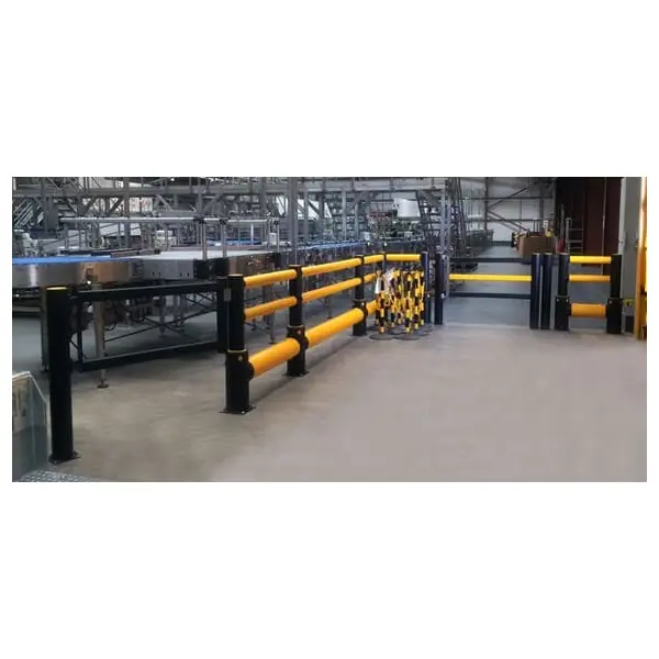 Sicherheitsabsperrung A-SAFE, kurzes selbstschließendes Flügeltor Swing Gate – 1100 mm