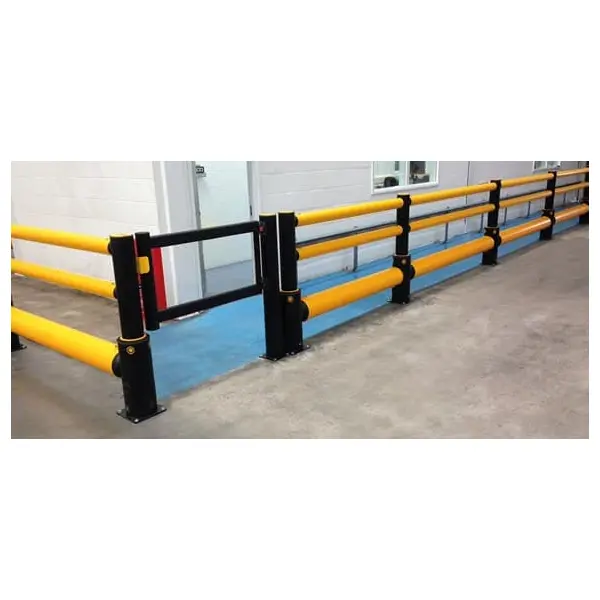 Sicherheitsabsperrung A-SAFE, kurzes selbstschließendes Flügeltor Swing Gate – 800 mm