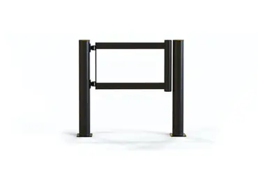 Sicherheitsabsperrung A-SAFE, kurzes selbstschließendes Flügeltor Swing Gate