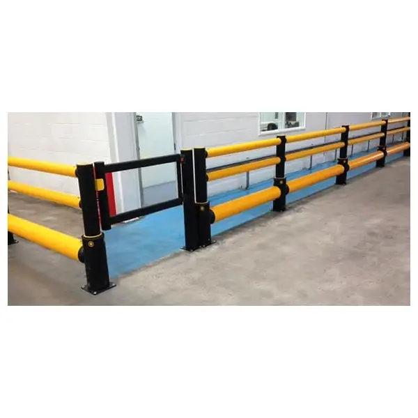 Sicherheitsabsperrung A-SAFE, langes Flügeltor Swing Gate – 1300 mm