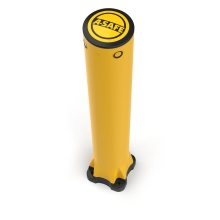 Sicherheitsabsperrung A-SAFE, Monoplex Bollard – gelb, h.1135 mm, D.130 mm, nur Innenbereich
