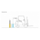 Sicherheitsabsperrung A-SAFE, Regalbeinschutz iFlex RackGuard für Tiefkühlbereich