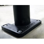 Sicherheitsabsperrung A-SAFE, Sicherheitsfuß Slider Plate für Pfosten D. 130 mm