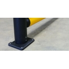 Sicherheitsabsperrung A-SAFE, Sicherheitsfuß Slider Plate für Pfosten D. 130 mm