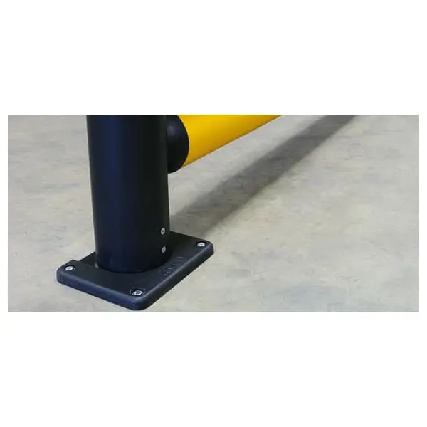 Sicherheitsabsperrung A-SAFE, Sicherheitsfuß Slider Plate für Pfosten D.130 mm