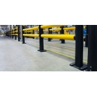 Sicherheitsabsperrung A-SAFE, Sicherheitsfuß Slider Plate für Pfosten D. 130 mm
