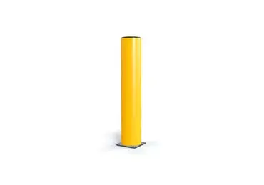 Sicherheitsabsperrung A-SAFE, stoßfeste Säule HeavyDuty Bollard – gelb, h.1200 mm, D.210 mm