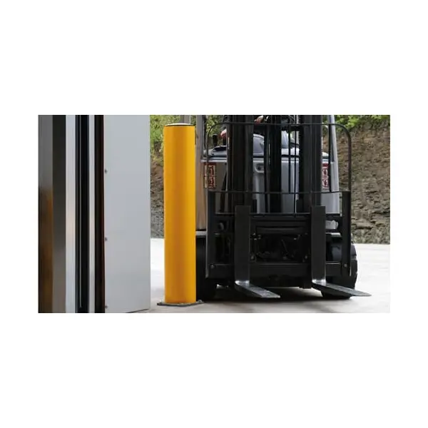 Bezpečnostná zábrana A-SAFE, nárazuodolný stĺp HeavyDuty Bollard – žltá, v. 1200 mm, pr. 210 mm