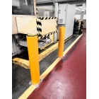 Bezpečnostná zábrana A-SAFE, nárazuodolný stĺp HeavyDuty Bollard – žltá, v. 1200 mm, pr. 210 mm