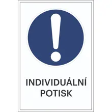 Sicherheitsbefehlkennzeichnung, Allgemeine Befehlskennzeichnung, individueller Text – Aluminium-Kompositwerkstoff, 300×450 mm