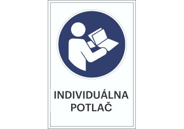Sicherheitsbefehlkennzeichnung – Anleitung beachten + individueller Text