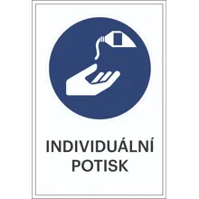 Sicherheitsbefehlkennzeichnung, Hautschutz, individueller Text – Aluminium-Kompositwerkstoff, 300×450 mm