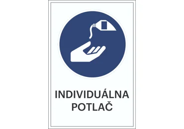 Sicherheitsbefehlkennzeichnung – Hautschutz + individueller Text