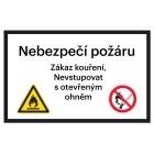 Sicherheitsmarkierung, Text nach Wunsch – Aluminium-Kompositwerkstoff, rot-weiß, 200×133 mm