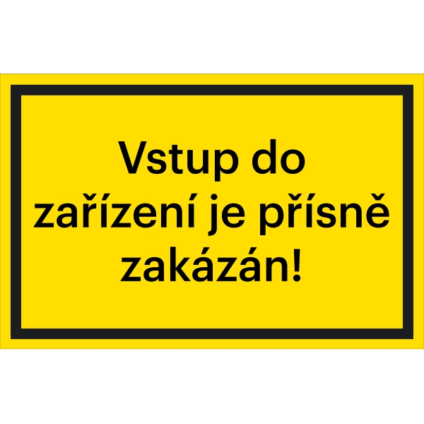 Sicherheitsmarkierung, Zutritt verboten – Aluminium-Kompositwerkstoff, 200×133 mm