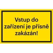 Sicherheitsmarkierung, Zutritt verboten – Folie, 300×200 mm