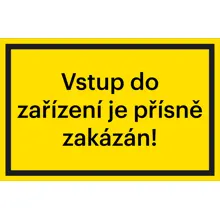 Sicherheitsmarkierung, Zutritt verboten – Folie, 400×266 mm