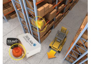 Signalisierungssystem für Gabelstapler in Lagern und Produktion